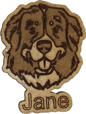 Magnet - Bouvier bernois personnalisable